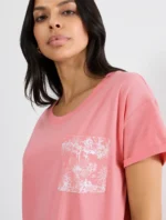Triumph Nightdresses Βαμβακερό Νυχτικό με Κοντό Μανίκι και Τσεπάκι - Image 4