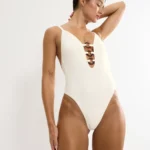 Triumph Summer Dune Ολόσωμο Μαγιό με Βαθύ Ντεκολτέ και Κρίκους