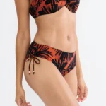 Triumph Summer Palm Midi Σλιπ Μαγιό με Κορδόνια