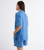 Triumph Amourette Jacquard Boyfriend Shirt Πουκαμίσα Πιτζάμας με Κοντό Μανίκι - Image 2