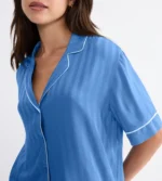 Triumph Amourette Jacquard Boyfriend Shirt Πουκαμίσα Πιτζάμας με Κοντό Μανίκι - Image 4