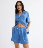 Triumph Amourette Jacquard Boyfriend Short Σορτς Πιτζάμας με Χαλαρή Εφαρμογή