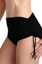 BLU4U Classic Solids Μπικίνι Σλιπ με Σούρες στα Πλαϊνά και Maxi Κάλυψη