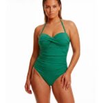 Bluepoint Solids Strapless Ολόσωμο Μαγιό D Cup με Μπανέλα