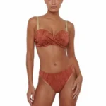 Bluepoint Strapless Μπικίνι Τοπ με Μπανέλα και Ελαφριά Ενίσχυση