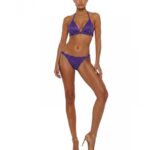 Bluepoint Shimmer On Brazilian Μπικίνι Σλιπ με Πλαϊνή Λεπτομέρεια