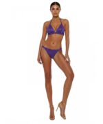 Bluepoint Shimmer On Brazilian Μπικίνι Σλιπ με Πλαϊνή Λεπτομέρεια
