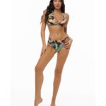 Bluepoint Hot Tropic Ψηλόμεσο Μπικίνι Σλιπ με Τύπωμα