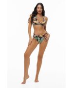 Bluepoint Hot Tropic Ψηλόμεσο Μπικίνι Σλιπ με Τύπωμα