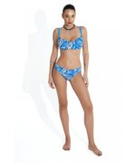Bluepoint True Blue Hipster Μπικίνι Σλιπ με Tropical Print - Image 3
