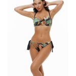 Bluepoint Hot Tropic Μπικίνι Σλιπ με Πλαϊνά Δεσίματα και Πλήρη Κάλυψη