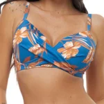 Bluepoint Flower Dream Μπικίνι Τοπ με Μπανέλα Cup E