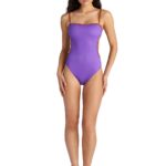 Blu4U Zebra Stripes Ολόσωμο Μαγιό Strapless με Ανοίγματα