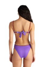 Blu4U Zebra Stripes Ολόσωμο Μαγιό Strapless με Ανοίγματα - Image 4