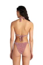 Blu4U Bronze Pixel Halter Bikini Top Cup C - Image 2