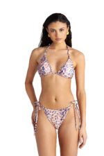 Blu4U Leo Blast Τριγωνικό Μπικίνι Τοπ με Animal Print