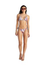Blu4U Floral Escape Μπικίνι Σλιπ Διπλής Όψης με Πλαϊνό Δέσιμο
