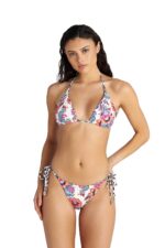 Blu4U Floral Escape Μπικίνι Σλιπ Διπλής Όψης με Πλαϊνό Δέσιμο - Image 2