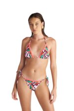 Blu4U Coral Stitch Τριγωνικό Bikini Top με Τύπωμα - Image 2