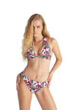 Blu4U Coral Stitch Halter Bikini Top Cup D - Image 2