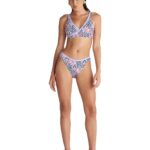 Blu4U Aztec Mix Τριγωνικό Μπικίνι Τοπ με Κροσέ Λεπτομέρεια