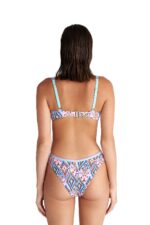 Blu4U Aztec Mix Brazilian Μπικίνι Σλιπ με Κροσέ Λεπτομέρειες - Image 3
