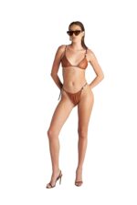 Blu4U Polca Borders Bikini Slip Διπλής Όψης με Πλαϊνό Δέσιμο - Image 4