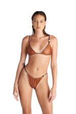 Blu4U Polca Borders Bikini Slip Διπλής Όψης με Πλαϊνό Δέσιμο - Image 5