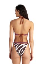 Blu4U Zebra Stripes Μπικίνι Σλιπ με Κροσέ Λεπτομέρειες - Image 3