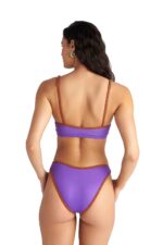 Blu4U Zebra Stripes High Leg Brazilian Μπικίνι Σλιπ - Image 3