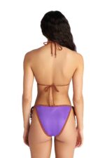 Blu4U Zebra Stripes Τριγωνικό Bikini Top Μωβ - Image 3