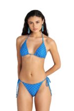 Blu4U Blue Ikat Μπικίνι Σλιπ Διπλής Όψης με Πλαϊνό Δέσιμο - Image 2