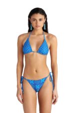 Blu4U Blue Ikat Μπικίνι Σλιπ Διπλής Όψης με Πλαϊνό Δέσιμο - Image 5