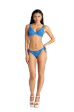 Blu4U Blue Ikat Brazilian Μπικίνι Σλιπ Διπλής Όψης με Πλαϊνό Δέσιμο - Image 4