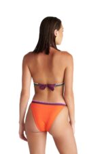 Blu4U Coral Stitch Τριγωνικό Bikini Top με Κροσέ Λεπτομέρειες - Image 2
