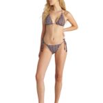 Blu4U Polca Borders Τριγωνικό Bikini Top Διπλής Όψης