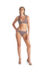 Blu4U Polca Borders Μπουστάκι Bikini Top με Ενίσχυση