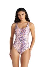 Blu4U Animal Print Ολόσωμο Μαγιό με Φαρδιά Τιράντα - Image 2