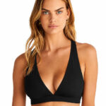 Blu4U Fashion Solids Τριγωνικό Bikini Top με Χιαστή Πλάτη