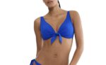 Triumph Summer Twist W Γυναικείο Μαγιό Σετ Bikini Ηλεκτρίκ Μπλε & Μαύρο με Μπανέλα - Image 2