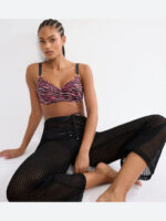 Triumph Summer Wild W 01 Σετ Μαγιό Bikini Animal Print με Μπανέλα και Ρυθμιζόμενο Slip - Image 4