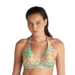 Blu4u Lila Damask Τρίγωνο Μπικίνι Τοπ (Cup D) - Petrol