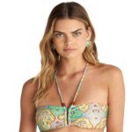 Blu4u Lila Damask Strapless Μπικίνι Τοπ (Cup B)