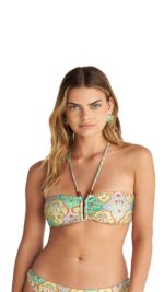 Blu4u Lila Damask Strapless Μπικίνι Τοπ (Cup B)