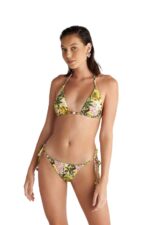 Blu4u Jungle Garden Γυναικείο Μαγιό Μπικίνι Σλιπ Χαμηλόμεσο Δετό Διπλής Όψεως