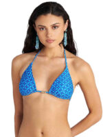 BLU4U Blue Ikat Μαγιό Μπικίνι Τοπ Τρίγωνο