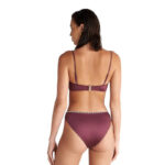 Blu4u Stripes and Spots Strapless Μπικίνι Τοπ - Μπορντό - Image 3