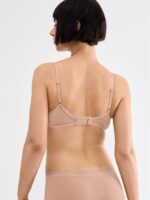 Γυναικείο Σουτιέν Sloggi - Μπεζ Bralette Χωρίς Μπανέλα με Δαντέλα - Image 3