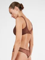 Γυναικείο Σετ Εσωρούχων Gisela Intimates - Καφέ Πουά Σουτιέν & Σλιπ - Image 2