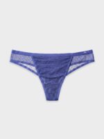 Γυναικείο Σετ Εσωρούχων Gisela Intimates - Μπλε Ραφ Πουά Σουτιέν & Σλιπ - Image 5